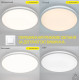 Накладний світлодіодний світильник OKO 54W R-ON/OFF 400×25-WHITE-220-IP20 Керується вимикачем (без пульта) 10424 ESLLSE