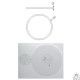Накладний світлодіодний світильник OKO 54W R-ON/OFF 400×25-WHITE-220-IP20 Керується вимикачем (без пульта) 10424 ESLLSE