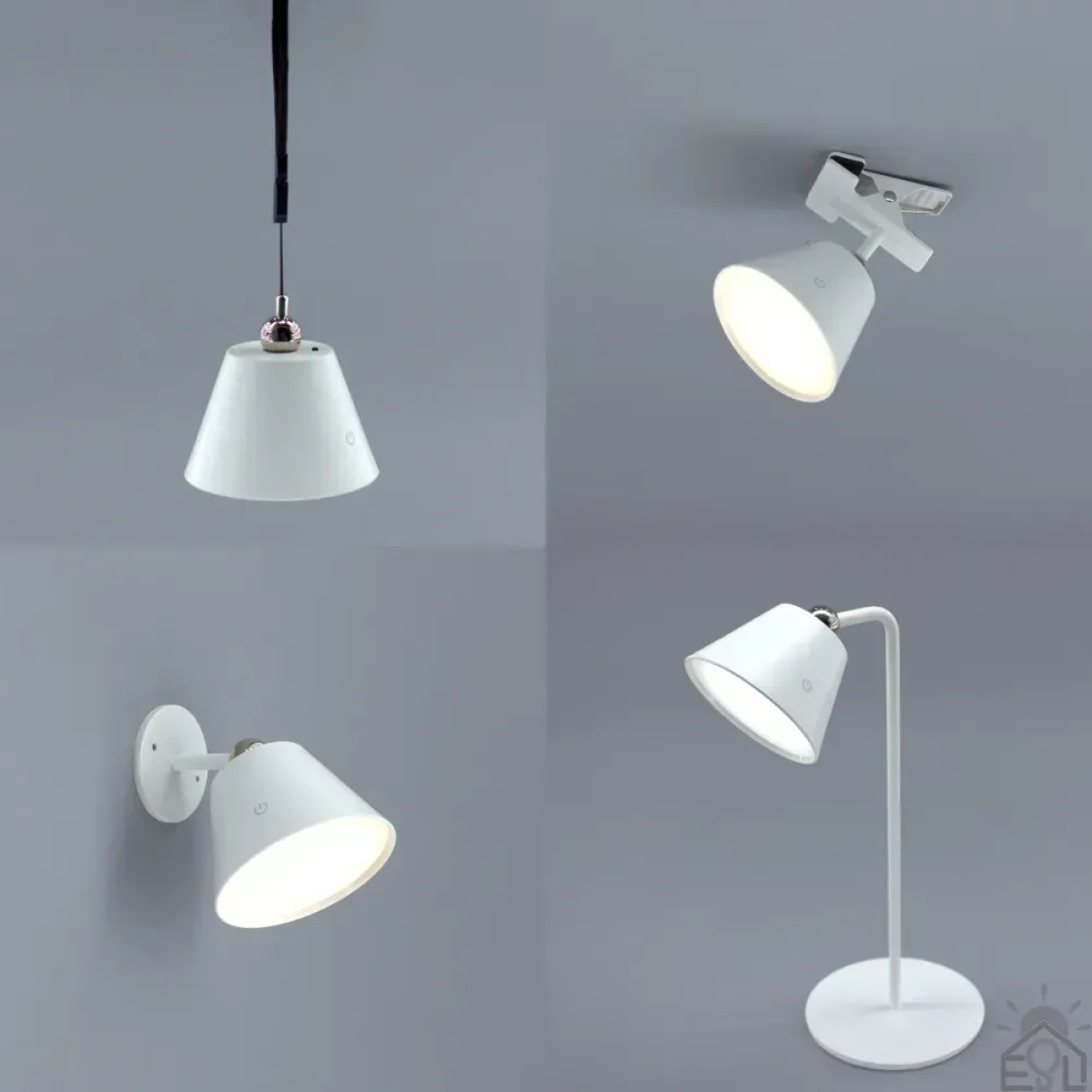 Лампа сенсорна світлодіодна LOKA 3 Вт з акумулятором 2000 mA 10443 ESLLSE