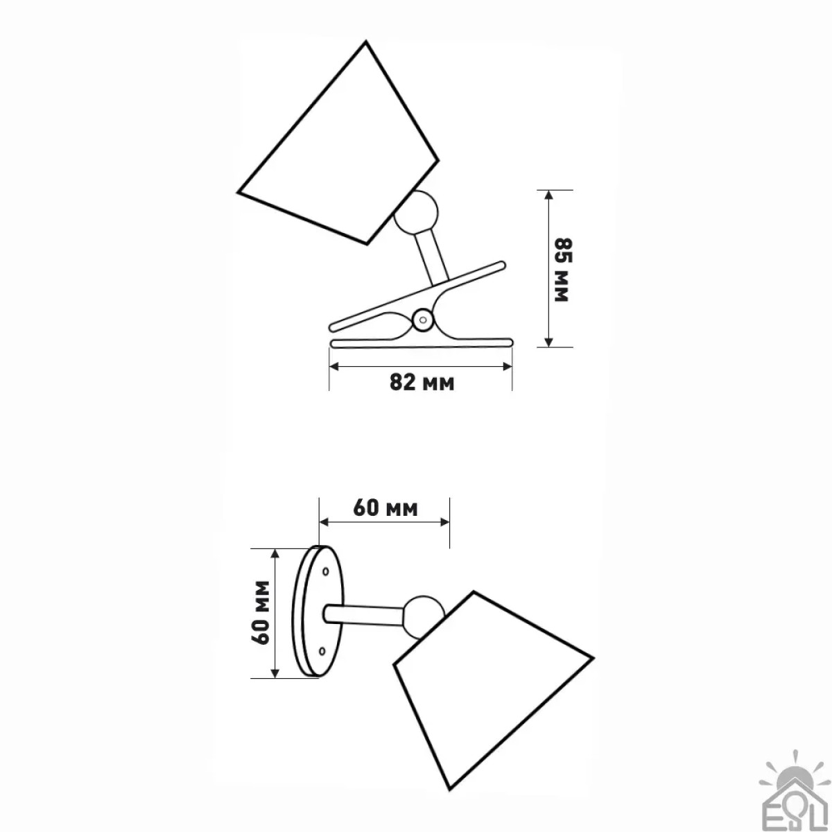 Лампа сенсорна світлодіодна LOKA 3 Вт з акумулятором 2000 mA 10443 ESLLSE