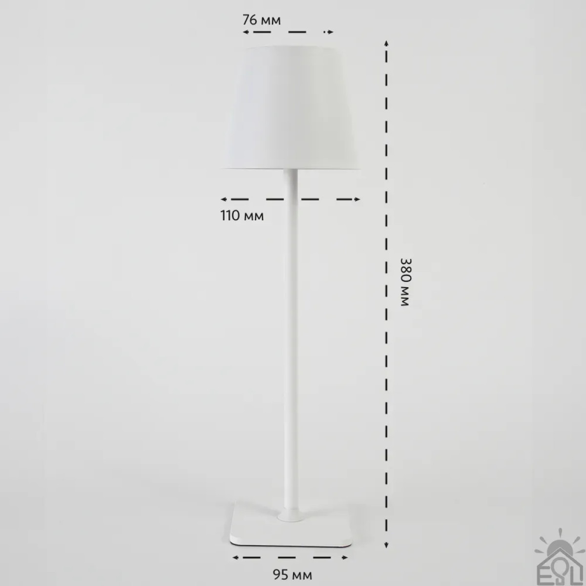 Настільна лампа сенсорна світлодіодна BRIZ 4 Вт з акумулятором 4000 mA Біла 10454 ESLLSE