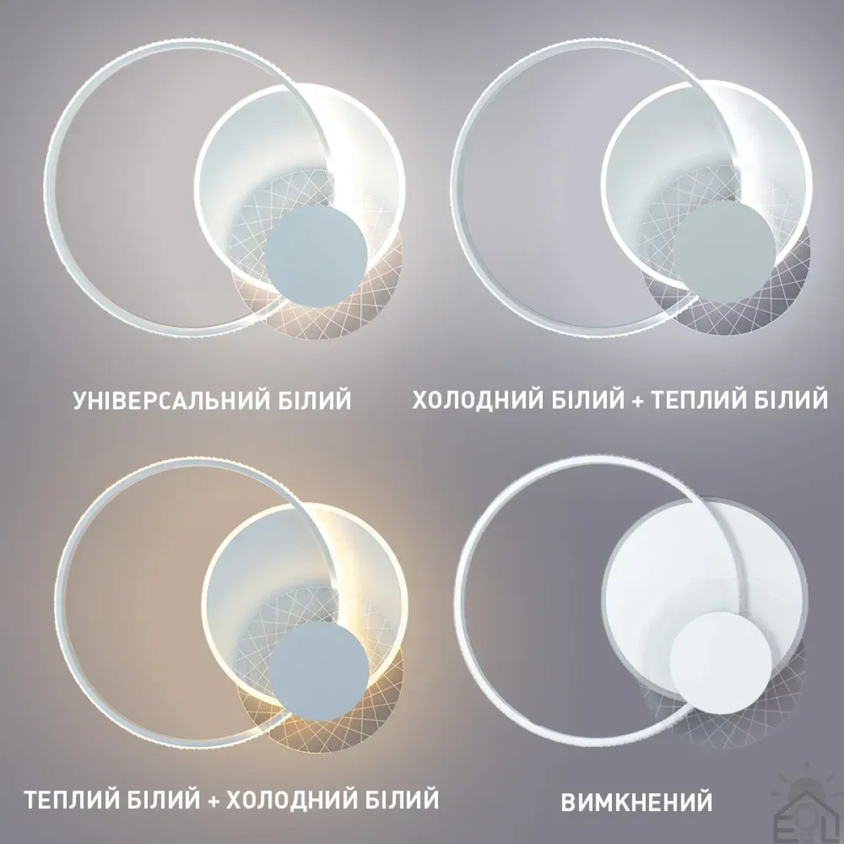 Смарт люстра керована світлодіодна ORLANDO 3R 66 Вт 555x456x58 мм 10474 ESLLSE