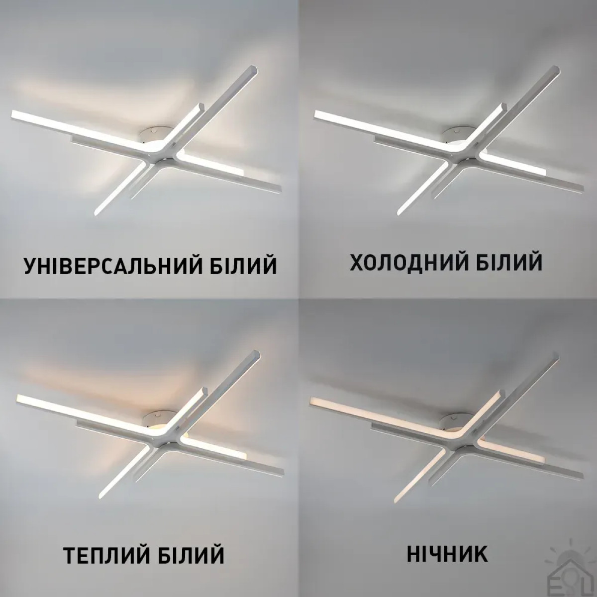 Смарт люстра керована світлодіодна ESTA 70 Вт 4L 770x60 мм 10587 ESLLSE