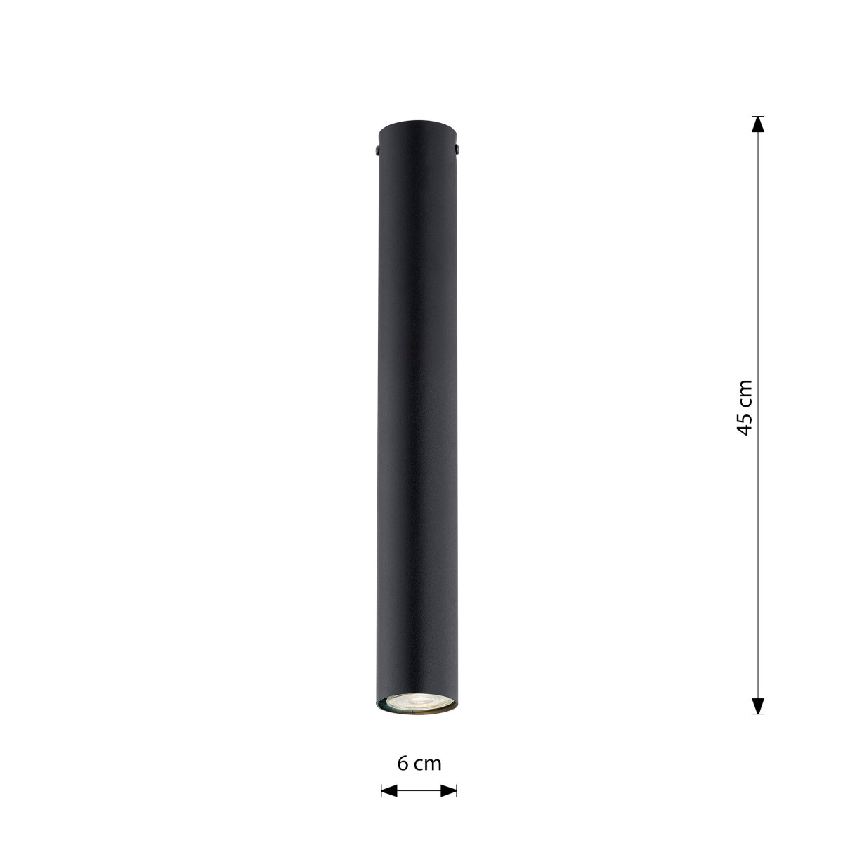 Точковий світильник TECNO 1L BLACK 1316/1L Emibig