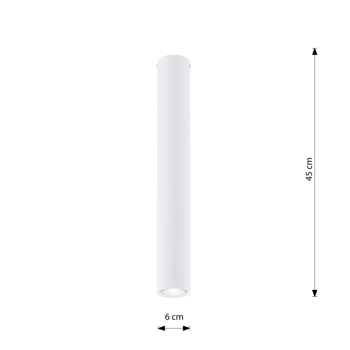 Точковий світильник TECNO 1L білий 1317/1L Emibig