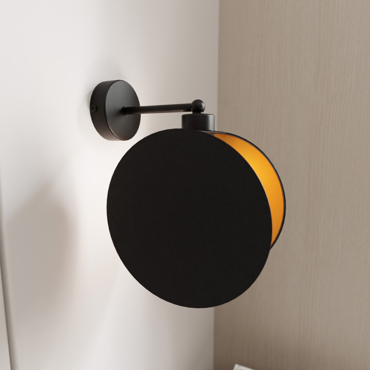 Бра MOTIF K1 BLACK/GOLD EMIBIG 1325/K1 Emibig