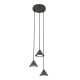 Люстра підвісна ELIT 3 PREMIUM BLACK 1330/3PREM Emibig чорний