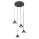 Люстра підвісна ELIT 4 PREMIUM BLACK 1330/4PREM Emibig чорний