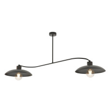 Люстра стельова FOSTER 2 BLACK 1353/2 Emibig чорний