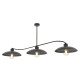 Люстра стельова FOSTER 3 BLACK 1353/3 Emibig чорний