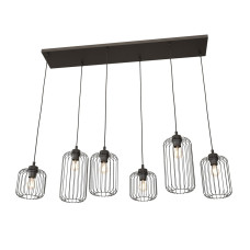 Люстра підвісна VANDER 6 BL 1365/6 Emibig чорний
