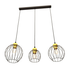 Підвісна люстра NANDO 3 BL GOLD 1368/3 Emibig