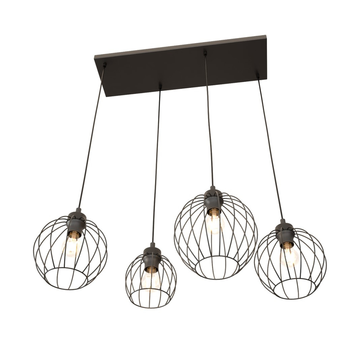 Підвісна люстра NANDO 4 BL 1369/4 Emibig