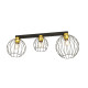Світильник стельовий NEST 3 BL GOLD 1370/3 Emibig чорний, золотий