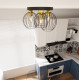 Світильник стельовий NEST 3PREM BL GOLD 1370/3PREM Emibig чорний, золотий