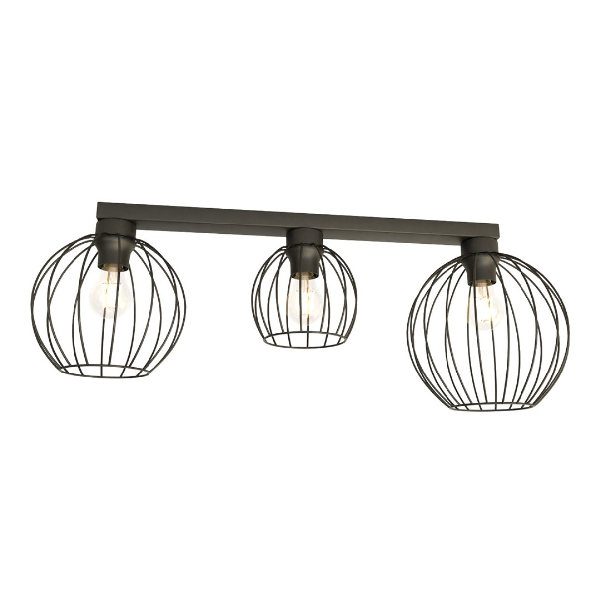 Світильник стельовий NEST 3 BL 1371/3 Emibig чорний