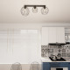 Світильник стельовий NEST 3 BL 1371/3 Emibig чорний