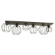 Світильник стельовий NEST 6 BL 1371/6 Emibig чорний