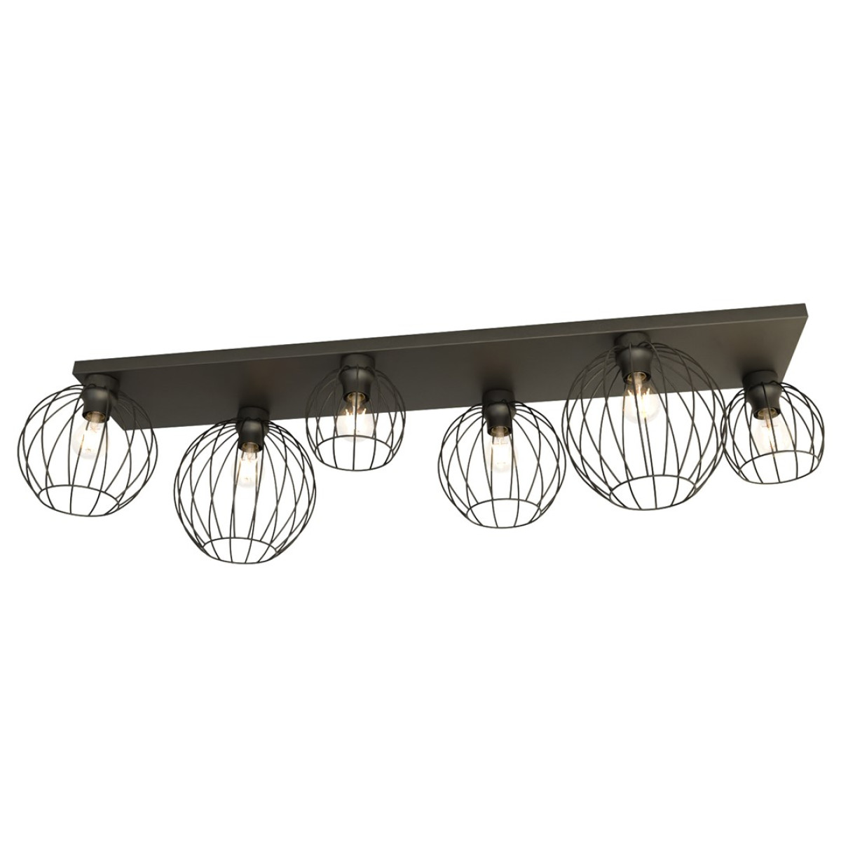 Світильник стельовий NEST 6 BL 1371/6 Emibig чорний