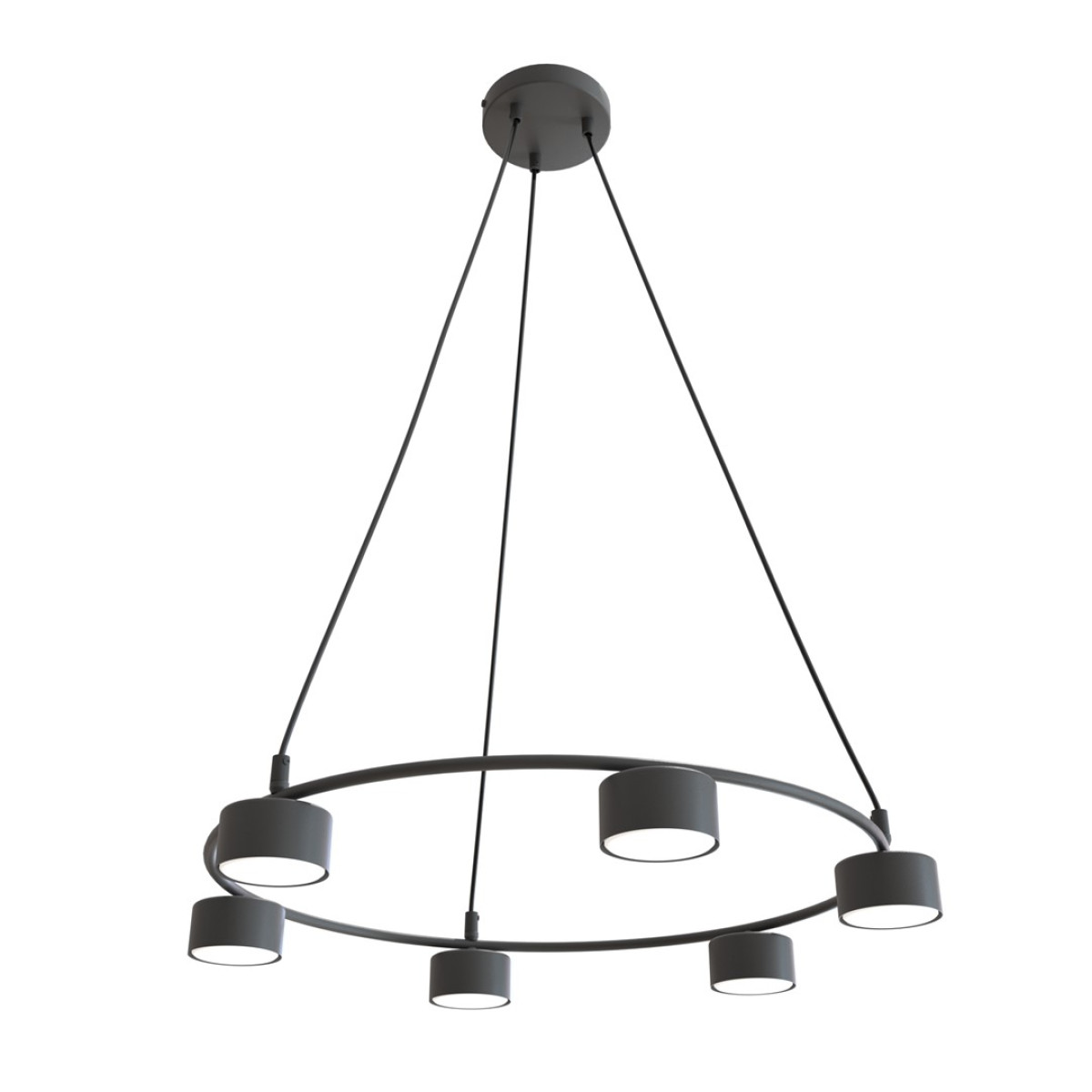 Люстра підвісна STARLIT 6 BL 1372/6 Emibig чорний