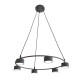 Люстра підвісна STARLIT 6 BL 1372/6 Emibig чорний