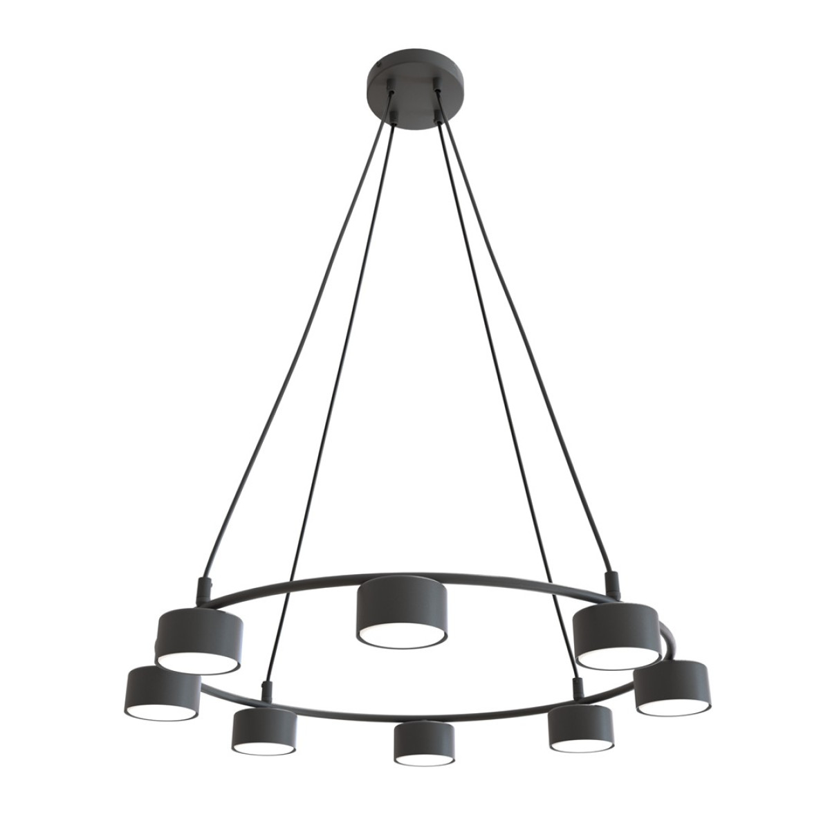 Люстра підвісна STARLIT 8 BL 1372/8 Emibig чорний