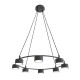 Люстра підвісна STARLIT 8 BL 1372/8 Emibig чорний