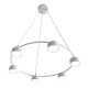 Люстра підвісна STARLIT 6 WH 1373/6 Emibig білий