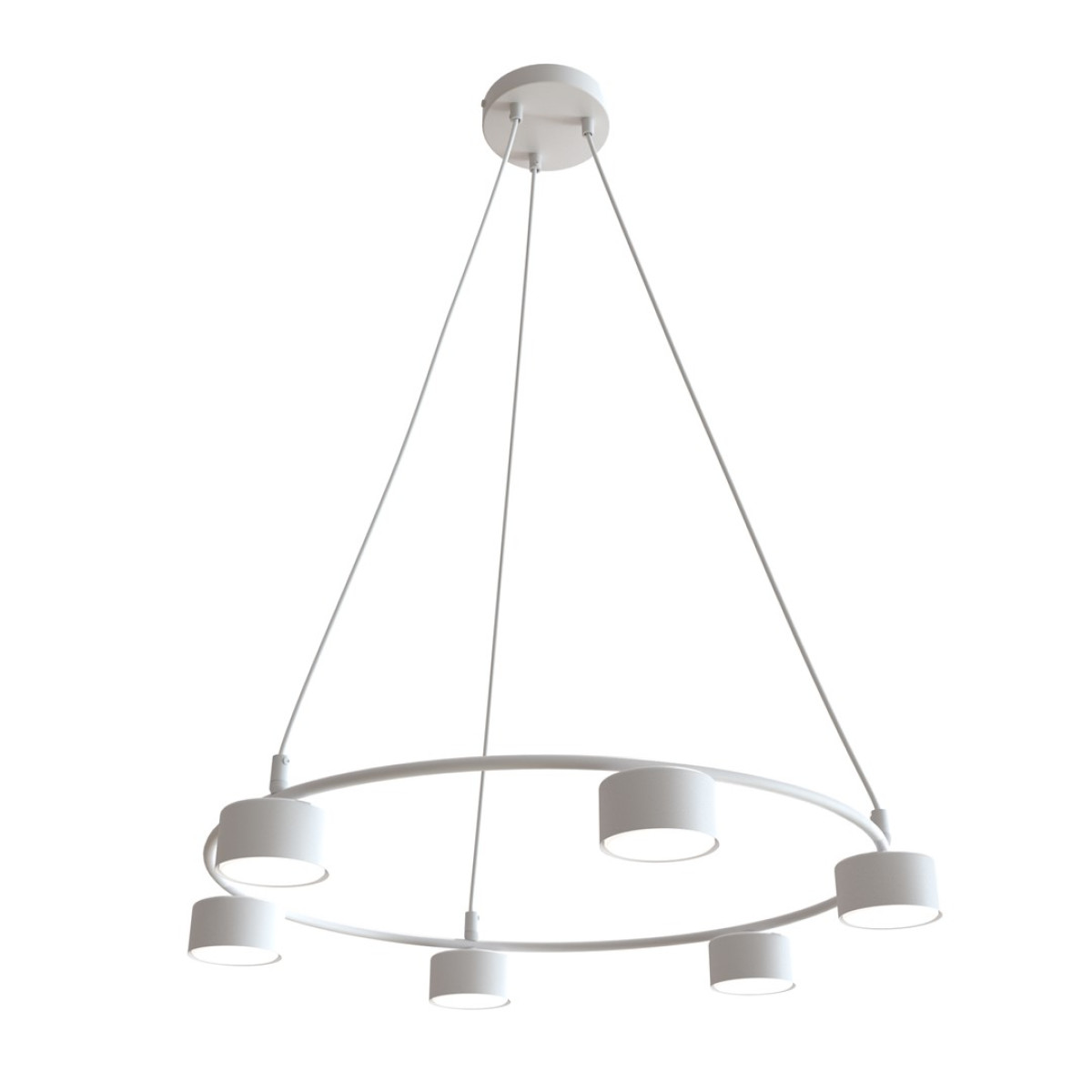 Люстра підвісна STARLIT 6 WH 1373/6 Emibig білий