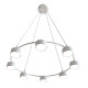 Люстра підвісна STARLIT 8 WH 1373/8 Emibig білий