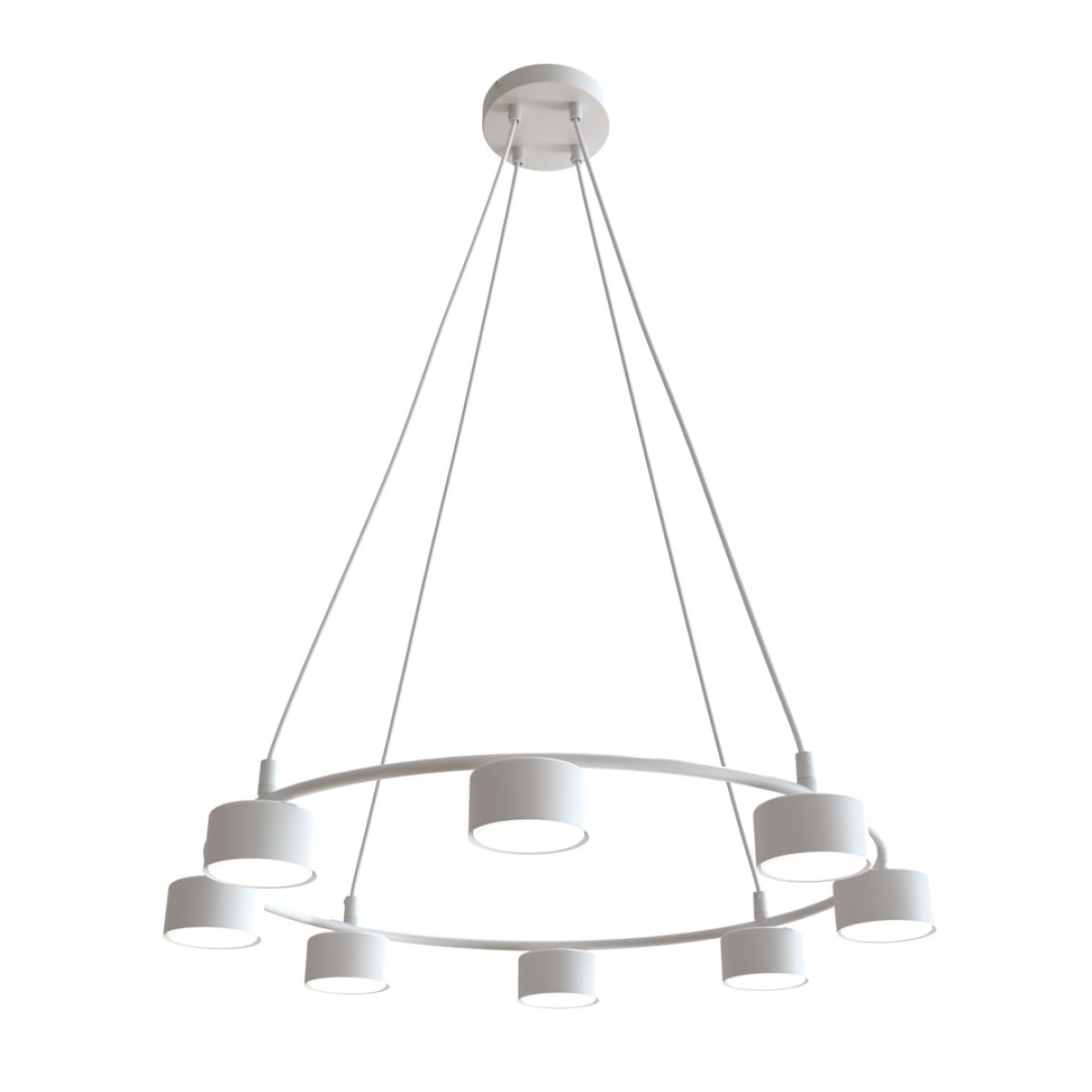 Люстра підвісна STARLIT 8 WH 1373/8 Emibig білий
