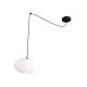 Люстра підвісна ORIGO 1 BL OPAL 1374/1 Emibig чорний