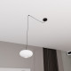 Люстра підвісна ORIGO 1 BL OPAL 1374/1 Emibig чорний