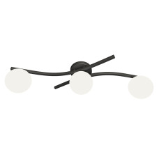 Світильник стельовий OPUS 3 BL OPAL 1390/3 Emibig чорний