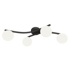 Світильник стельовий OPUS 4 BL OPAL 1390/4 Emibig чорний