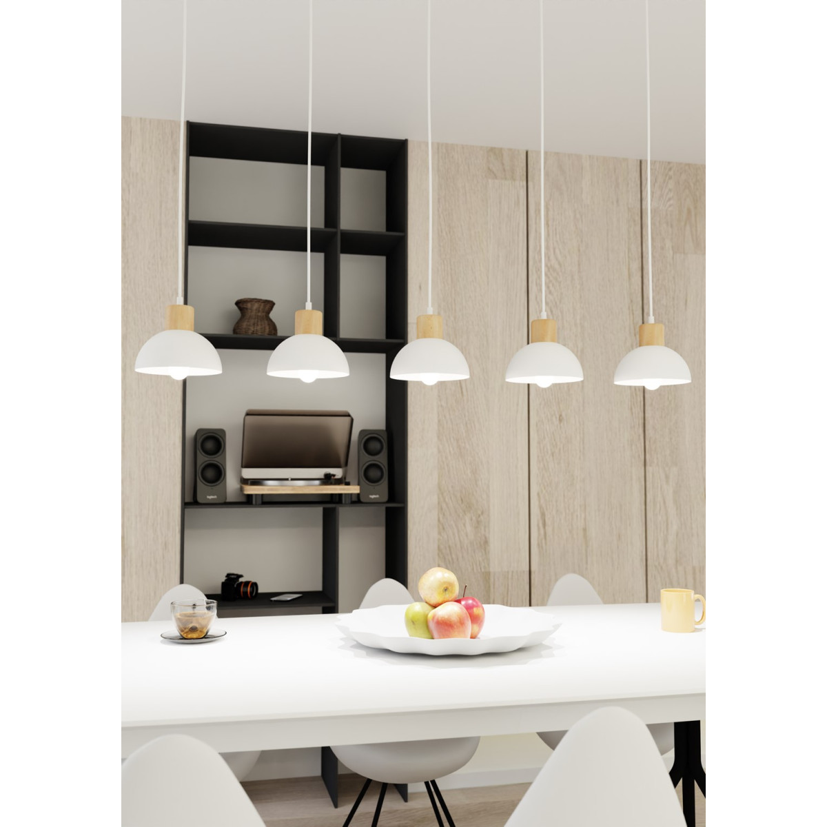 Світильник стельовий SECO 5 WH 1394/5 Emibig білий