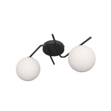 Світильник стельовий VESPA 2 BL OPAL 1395/2 Emibig чорний