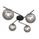 Світильник стельовий VESPA 4 BL GRAFIT 1396/4 Emibig чорний