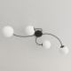 Світильник стельовий VIBRA 4 BL OPAL 1398/4 Emibig чорний