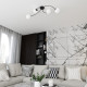 Світильник стельовий VIBRA 4 BL OPAL 1398/4 Emibig чорний