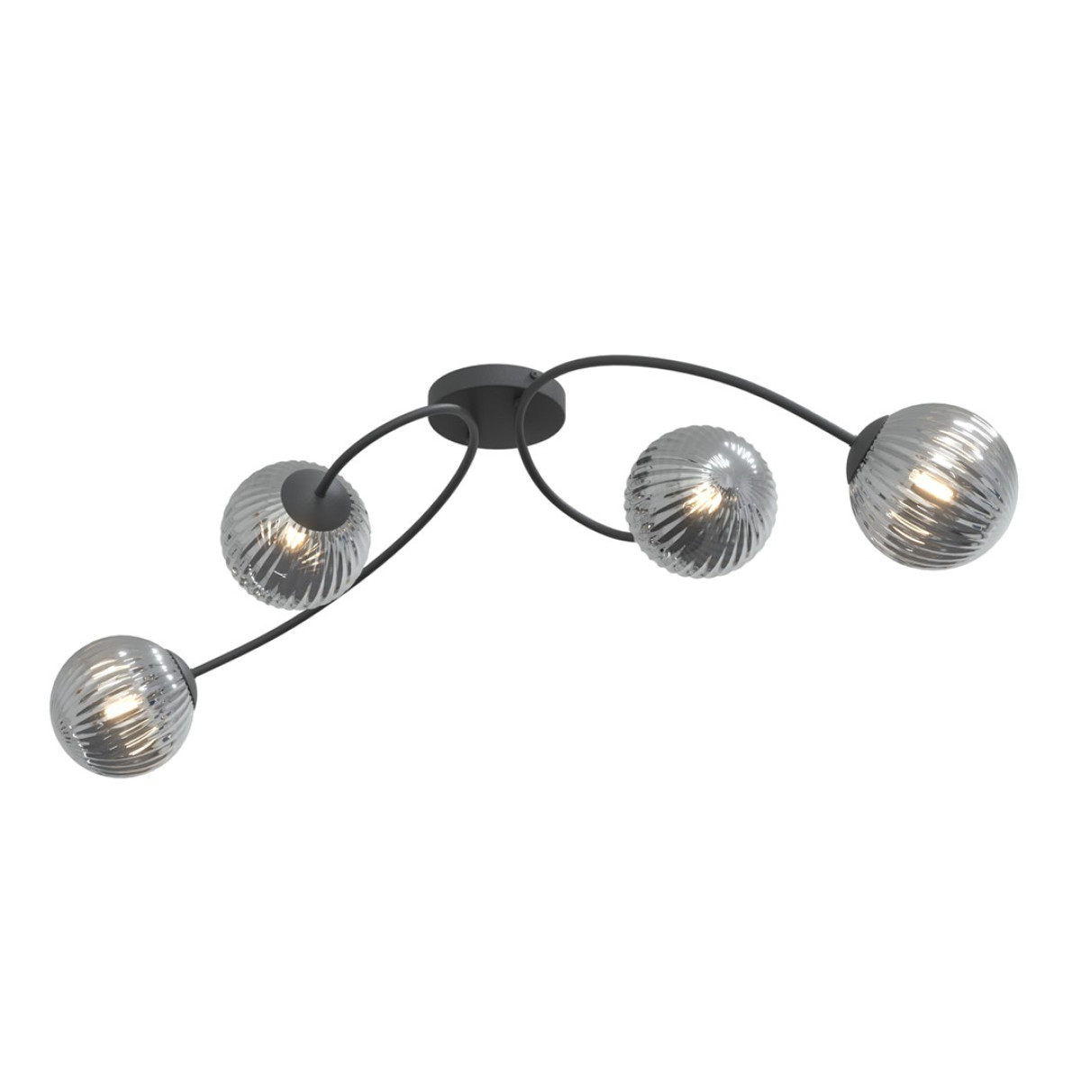 Світильник стельовий VIBRA 4 BL GRAFIT 1399/4 Emibig чорний