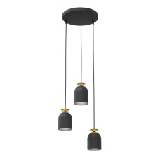 Люстра підвісна TARGET 3 PREM BL 1400/3PREM Emibig чорний