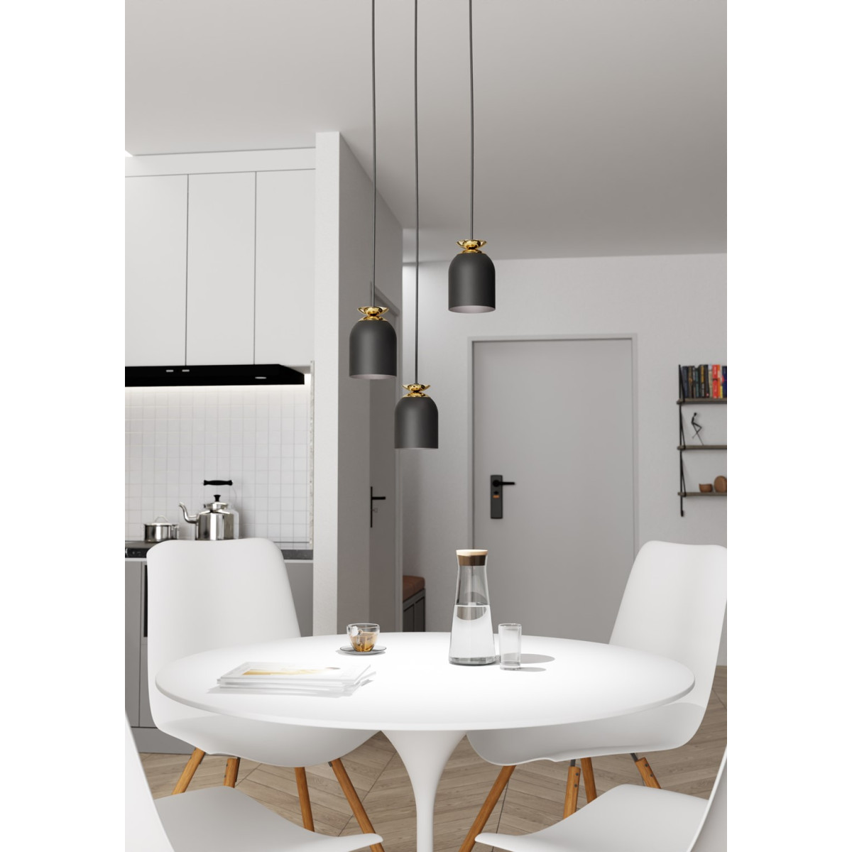 Люстра підвісна TARGET 3 PREM BL 1400/3PREM Emibig чорний