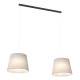Люстра підвісна EPOCA 2 BEIGE 1404/2 Emibig чорний