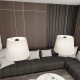 Люстра підвісна EPOCA 2 BEIGE 1404/2 Emibig чорний