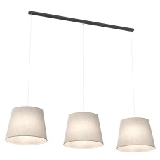 Люстра підвісна EPOCA 3 BEIGE 1404/3 Emibig чорний