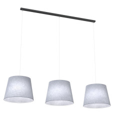 Люстра підвісна EPOCA 3 GREY 1405/3 Emibig чорний