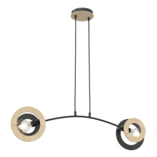 Люстра підвісна KARLI 1 BL MARBEL BLACK EMIBIG 1056/1 Emibig чорний