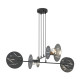 Люстра підвісна XOTIC 4 BL 1411/4 Emibig чорний