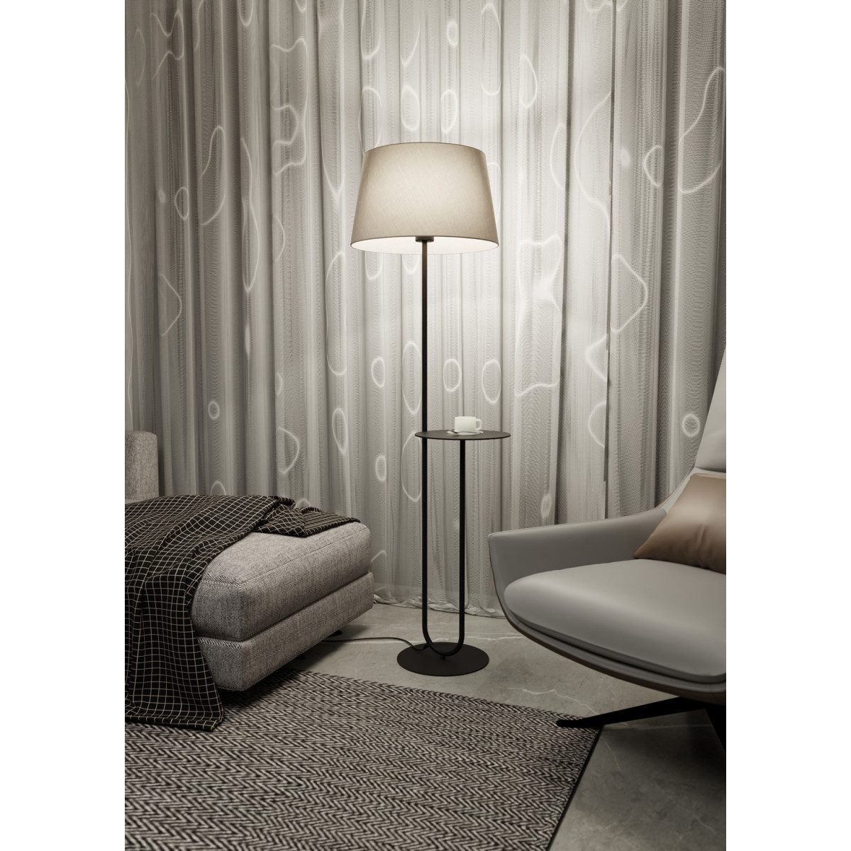 Торшер HOTEL LP BEIGE 1421/LP1 Emibig